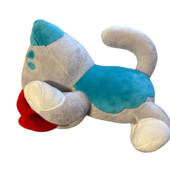 Poppy Playtime Candy Cat Stuffed Toy Animal Soft Plush Collectible Grey Teal - Picture 2 of 4